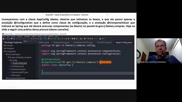 Aula 13 - Injeção de dependência com Spring IoC Autowired смотреть онлайн