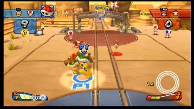 Mario Sports Mix - Basketball - Flower Cup Normal Mode смотреть онлайн