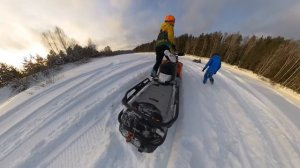 ЖЕСТКАЧ СНЕГОХОД OSM 1000???