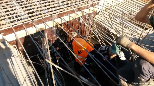 Набивка (монтаж) пучков высокопрочной арматуры смотреть онлайн