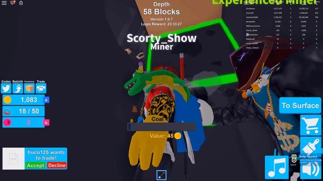 РОБЛОКС СИМУЛЯТОР ПОИСКА СОКРОВИЩ НОВОЕ ОБНОВЛЕНИЕ МАЙНИНГ ROBLOX ВИДЕО ИГРА КАК МАЙНКРАФТ ДЛЯ ДЕТЕ смотреть онлайн