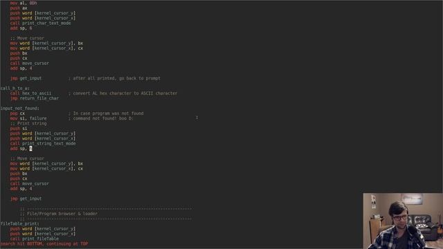 Drive 80h, Scrolling, Refactor Printing Again - Amateur OS Dev (x86 asm) смотреть онлайн