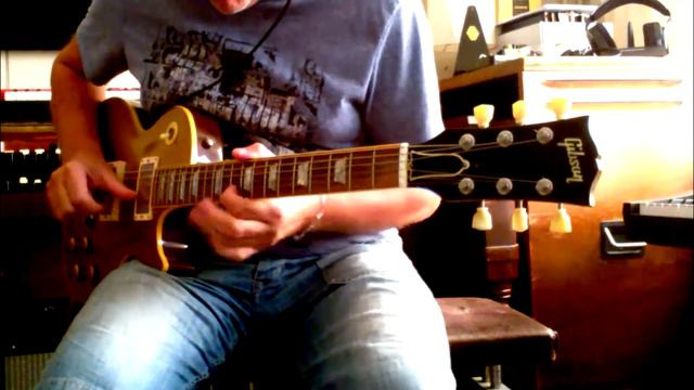 Jam track solos - my Gibson R7 - on a Southern rock style track смотреть онлайн