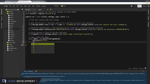 Discord Bot Tutorial: Poll Command [ep. 7] смотреть онлайн