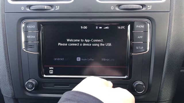 VW Golf 6 Apple CarPlay And Android Auto