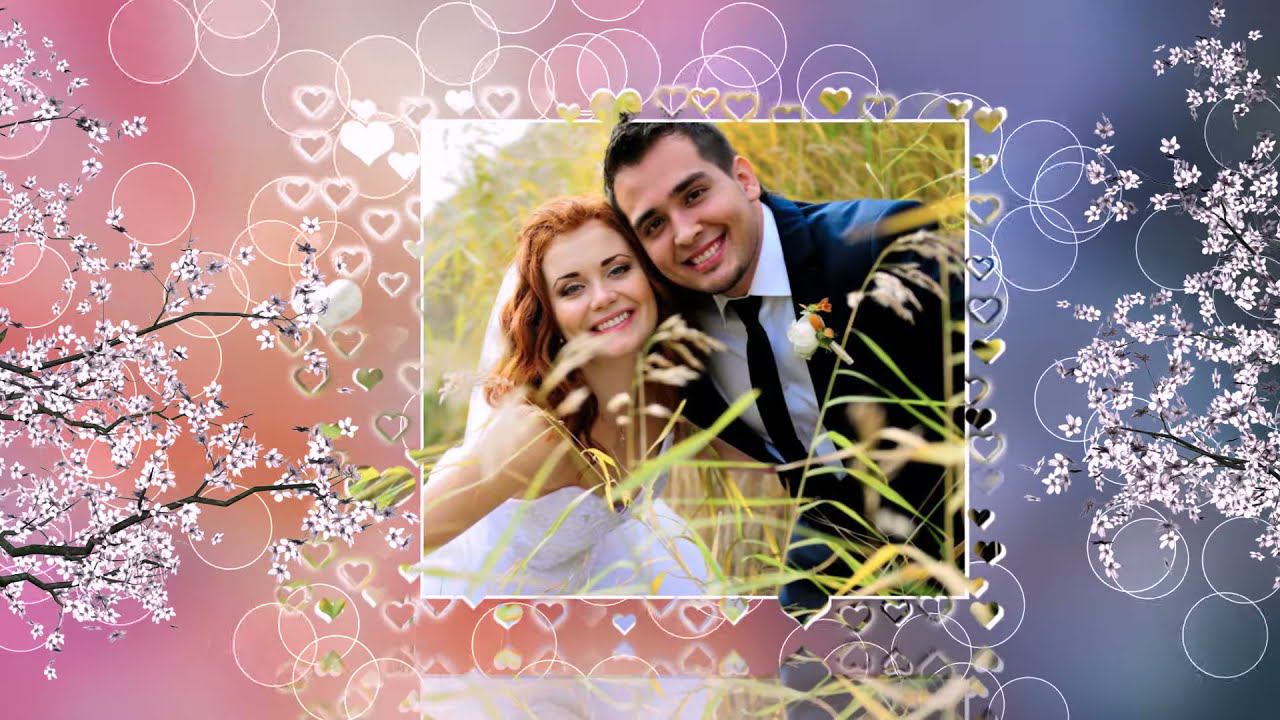 Свадебный альбом - шаблоны слайд-шоу смотреть онлайн