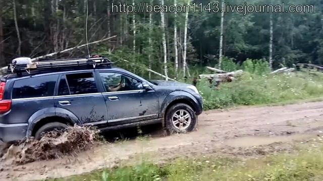 Hover H3 New turbo - Дорога к терему в Погорелове / The road to the wooden mansion at Pogorelovo смотреть онлайн
