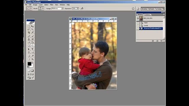 Burn Tool in Photoshop смотреть онлайн