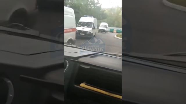 Очередь из скорых в Донецке с ковидными больными смотреть онлайн