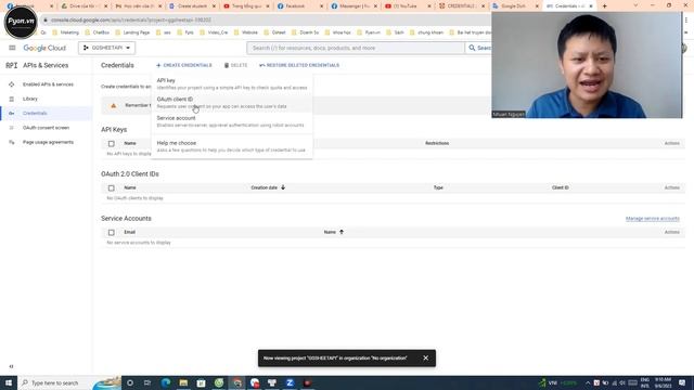 Cách để lấy file xác thực json khi muốn tương tác với google sheet, drive, email... python cơ bản смотреть онлайн