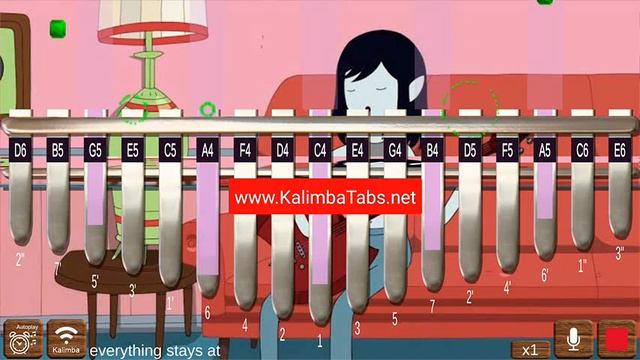 Adventure Time – Everything Stays by Rebecca sugar (Easy Kalimba Tabs in Description) смотреть онлайн