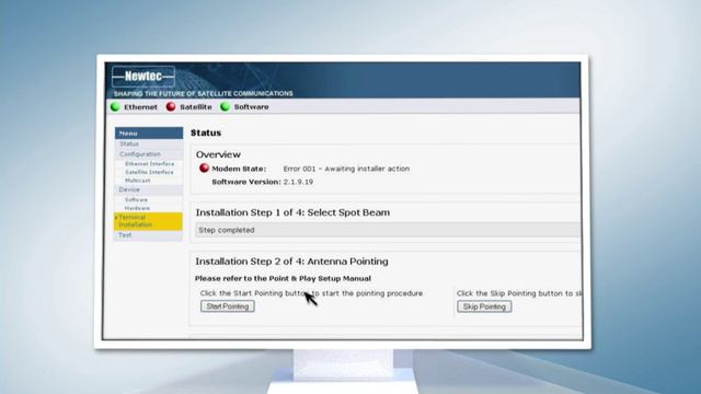 Astra Connect installation guide - Newtec equipment смотреть онлайн