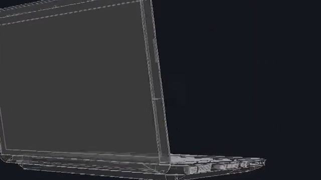 Notebook 3D realizada con AutoCAD смотреть онлайн