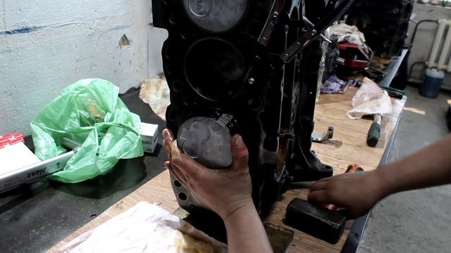 Двигатель 3L Toyota. Причины задира коленвала и гильзы.