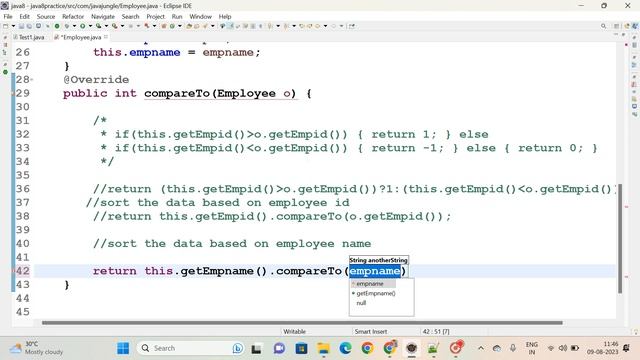 Mastering List Sorting with Comparable and Comparator | java jungle | Comparable | Comparator смотреть онлайн