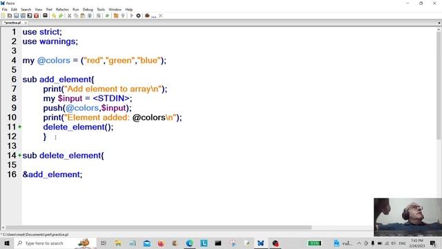 Perl Programming - Array Push & Pop 2023 смотреть онлайн