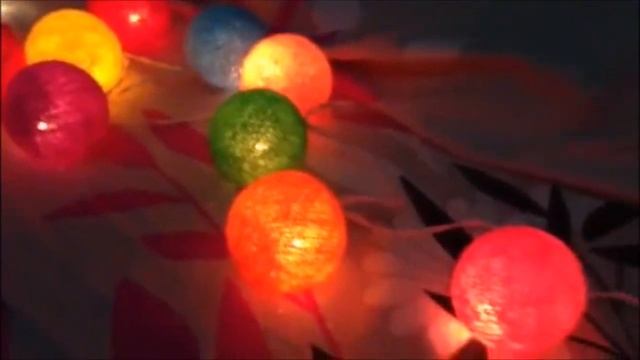 Гирлянда шарики из ниток смотреть онлайн