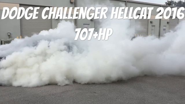 Dodge Challenger Hellcat Wicked Burnout смотреть онлайн