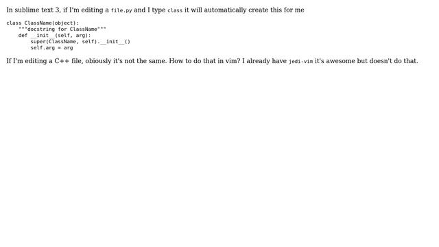 How to autocomplete python class in vim? смотреть онлайн