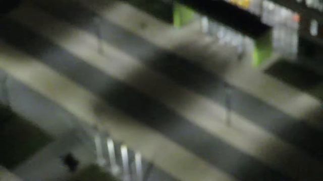 Школа 29 ночью. Вид с 25 этажа смотреть онлайн