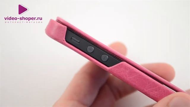 Кожаный чехол Borofone для iPhone 5 малиновый крокодил смотреть онлайн