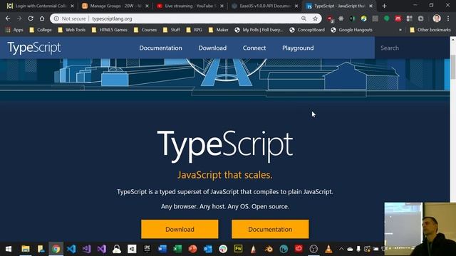 COMP397 - W2020 - Regular - Lesson 2 - Part 1 - TypeScript Intro and Review смотреть онлайн