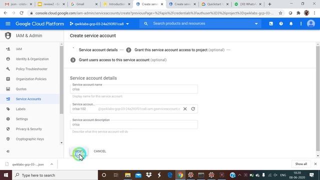 Google Cloud Vision API in handwriting recognition(JSON file)||without GCP accnt||using QwickLabs смотреть онлайн