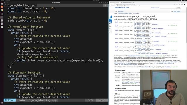 Parallel C++: Blocking and Non-Blocking Algorithms смотреть онлайн