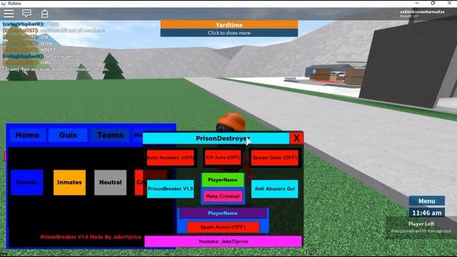 [Roblox: Prison Life] - Admin GUI script in the description! (Working as of March 8, 2020) смотреть онлайн