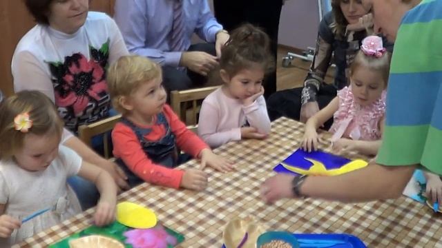 Открытый урок. Группа Раннего развития. Мама и малыш. Поделки из пластилина 2-3 г. Вместе с мамой. смотреть онлайн