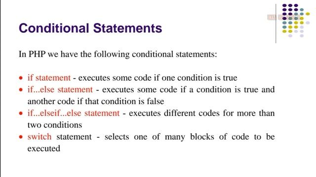 KTU CST463 Web Programming|Module 3 Part 4|PHP operators and control statements|if,if-else,while,fo смотреть онлайн