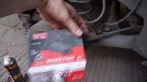 Замена задних тормозных колодок Hyundai Accent (verna)