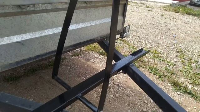 Велобагажник для перевозки на автоприцепе. смотреть онлайн