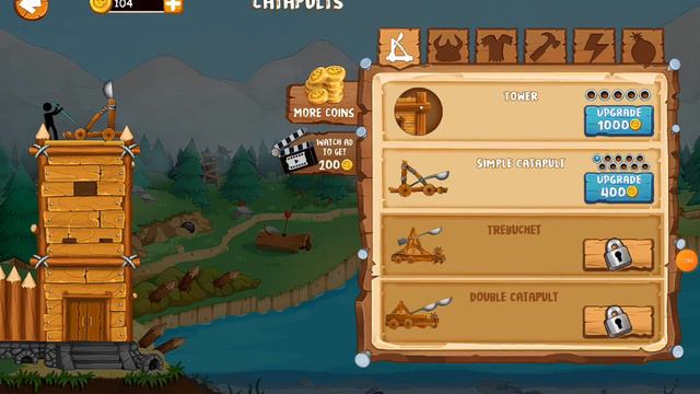 Играю в Катапульту. Крушу корабли в море. смотреть онлайн