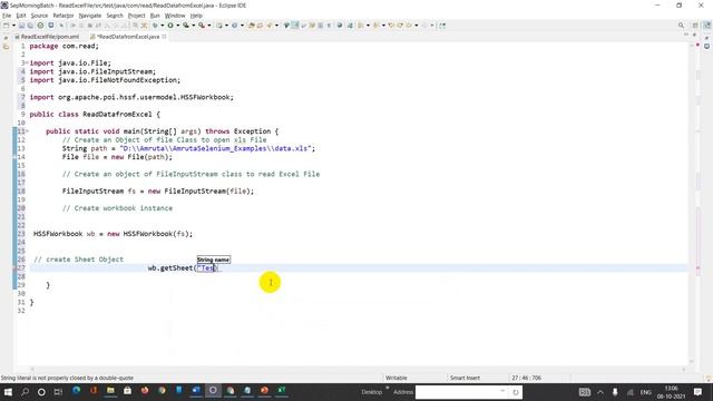 How to read data from Excel in Selenium tests using Apache POI? смотреть онлайн