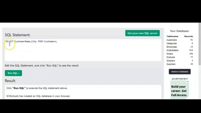 SQL Select statements: Introduction |What are they?| Computer Science| count & distinct|#42 смотреть онлайн