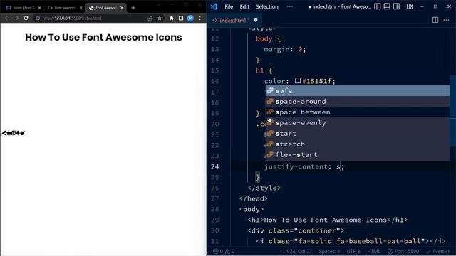 How To Font Awesome Icons In Your Webpage смотреть онлайн
