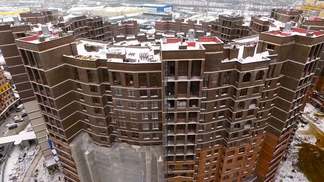 Urban Group: "Солнечная система". Съемка с квадрокоптера 24.12.16. Новостройки в подмосковье. смотреть онлайн