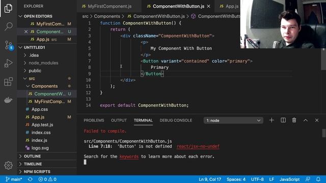 How To Use Material UI Buttons In React Components смотреть онлайн