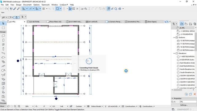 How to Import point clouds into Archicad |Point cloud tutorial смотреть онлайн