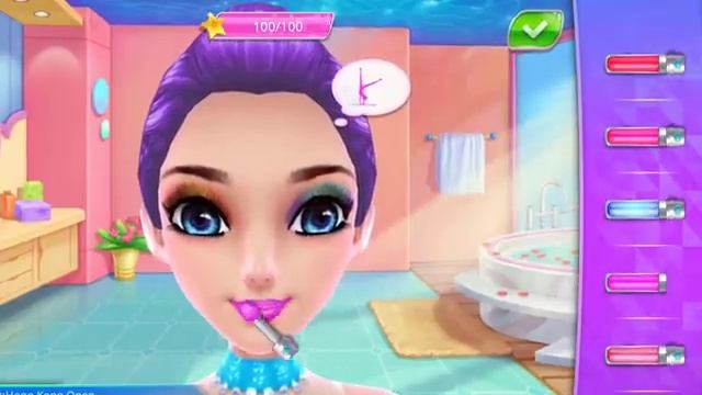 Gymnastics Star Girl game: Cool Makeup, Dress Up, Color Hairstyles - Design Game for girls смотреть онлайн