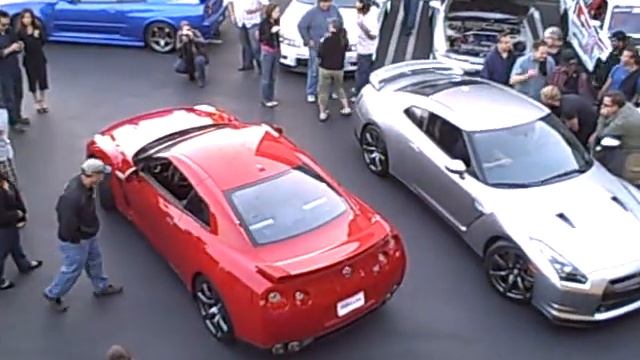 GTR Owners meet / R35 GT-R viewing in LA смотреть онлайн