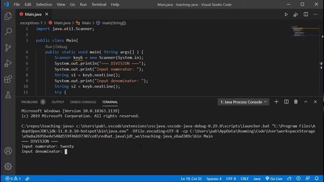 Java tip - Exceptions смотреть онлайн