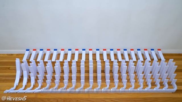 AMAZING Domino Tricks with H5 Domino Creations! смотреть онлайн