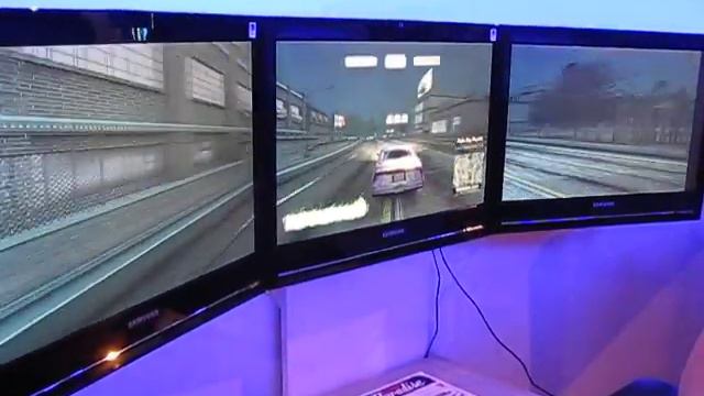 TripleHead2Go @ GC08 #1 @ EA Burnout Paradise #1 PC-version смотреть онлайн