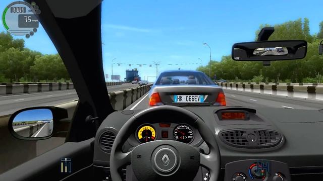 City Car Driving 1.5.1 Renault Clio RS AUTOBAHN [G27] смотреть онлайн
