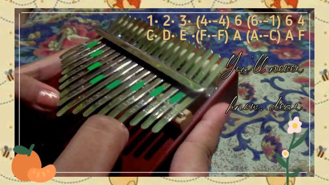 'You Are My Sunshine' - Simon Ravenhall (1939) Kalimba Cover with Tabs☆ смотреть онлайн