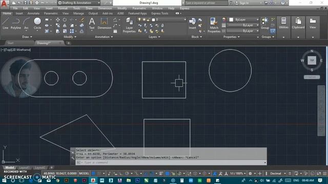#37 | Measure: Area, Volume, Distance, Radius, Angle in AutoCAD [Deepak Verma] смотреть онлайн