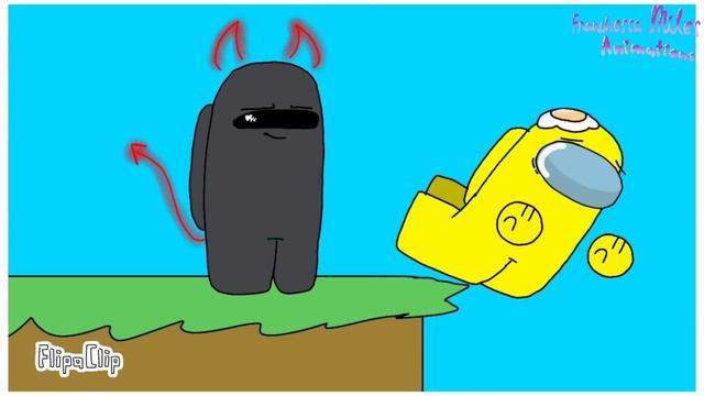 (Stop watching this vid?)Notice Me Senpai// Among Us Animation | Male version (Old & Kinda Cringe?) смотреть онлайн