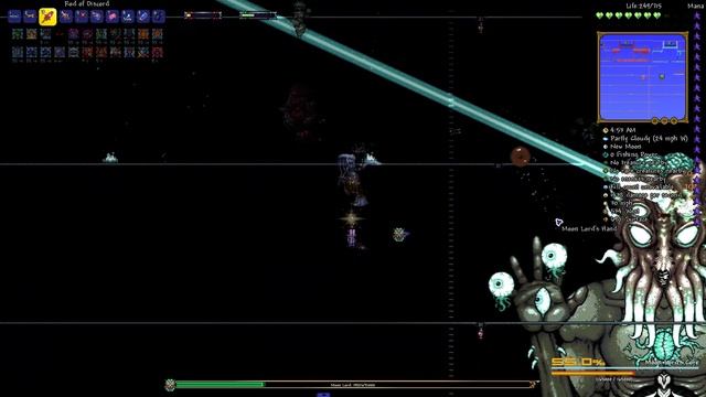 Moon Lord Mage Only | Calamity Revengeance | Terraria смотреть онлайн